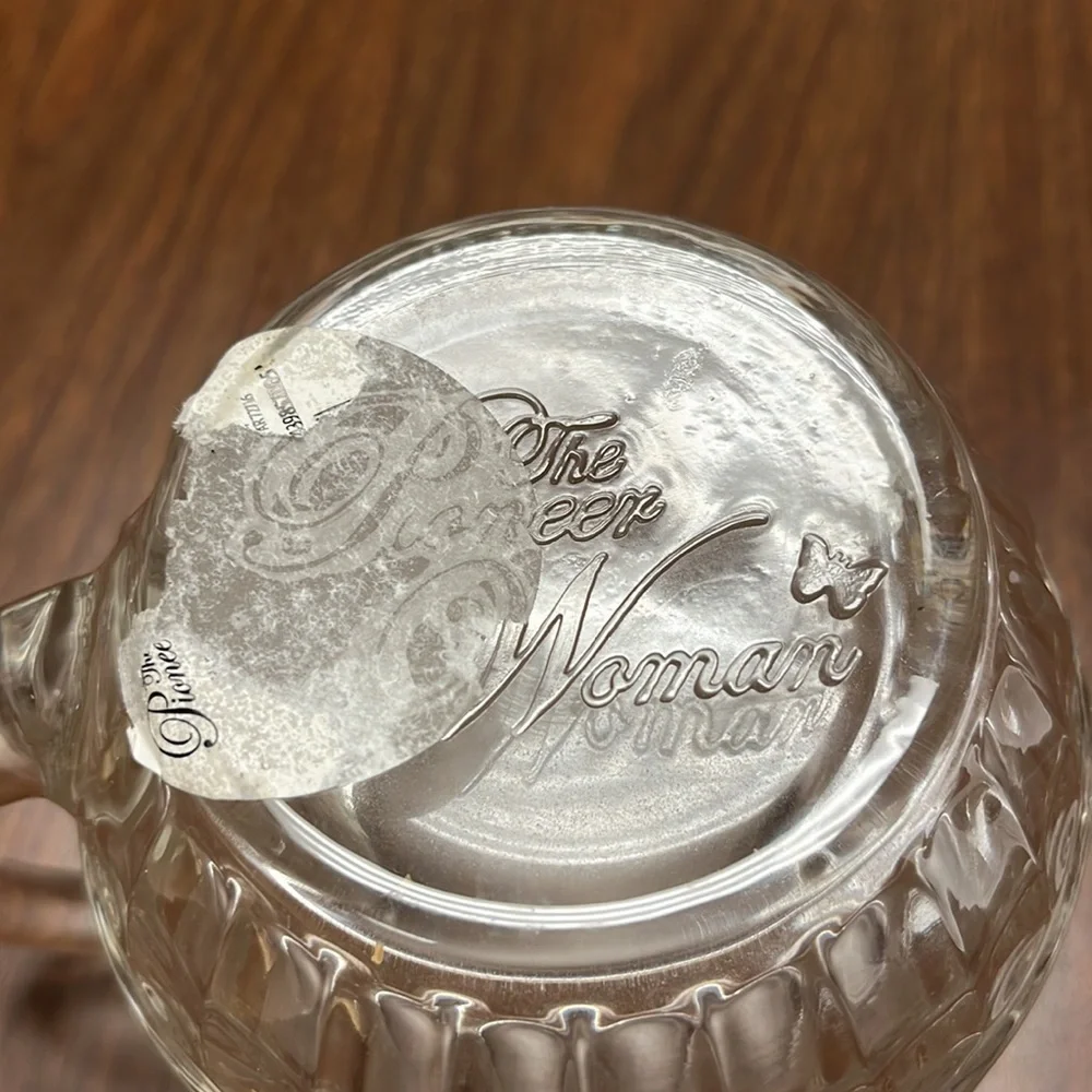 The Pioneer‎ Woman glass pitcher